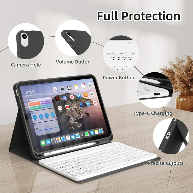 GKABXY Magnetic Keyboard Case for iPad A16 11th /10th Generation
