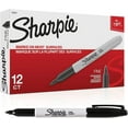 thumbnail image 2 of Sharpie Permanent Marker Fine Point - Black - 2 Pack of 6, 2 of 2