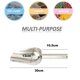 thumbnail image 2 of Cuchara para hielo de acero inoxidable Cuchara pequeña de metal para dulces Cuchara para hielo pequeña Cuchara para azúcar pequeña Cuchara para crema Comida de cocina casera, 2 of 5