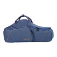 thumbnail image 2 of Mochila para saxofones kusrkot FORRO interior de 2 cm Estuche de viaje ligero exterior azul, 2 of 8