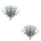thumbnail image 4 of Toystoory 12 piezas de ramo de plantas simuladas de bajo precio con alta rentabilidad, gran cantidad de plantas artificiales, decoración de Escarcha verde oscuro 2Conjunto, 4 of 6