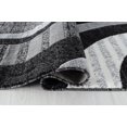 thumbnail image 3 of RUG AND DECOR Newport Collection Modern Abstract Design Area Rug Black Grey Living Room Bed Room Carpet Alfombras para Sala, 3 of 4