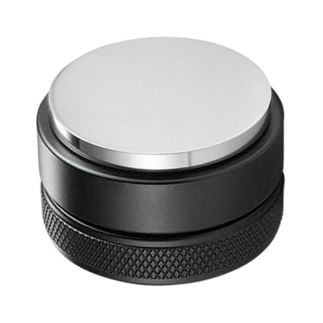 veasfak Removable 58mm and coffee Distributor Leveler Tamper Hammer Black Flat