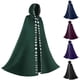 thumbnail image 2 of Capas renacentistas, capas renacentistas, pañuelos en la cabeza y trajes lunares estampados mensualmente (talla L verde), 2 of 4