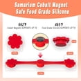 thumbnail image 6 of Air Fryer Magnets Silicone Buckle for Parchment Paper Liners, High-Temp Resistant Air Fryer Accessories, Prevent Burning, Safely Lock Paper from Heating Element or Covering Food（Floral style）, 6 of 9