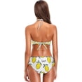 thumbnail image 5 of Dreamtimes Vintage Yellow Lemon Fruit Swimsuits Padded Bikini Sets Sexy Swimwear for Women, Small, 5 of 7