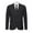 Black, variant on Blazer For Men Regular Large Size Double Pocket Slim Light Casual Attendance Business Travel Jacket Winter Coats