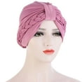 thumbnail image 4 of iHPH7 Head Scarf for Women Head Coverings for Women Cancer Headwear for Women Chemo Head Turbans for Women Turban Headbands for Women, Pink One Size, 4 of 4