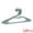 Green, variant on Unique Bargains Plastic Durable Space Saving Clothes Hangers 10 Packs Green