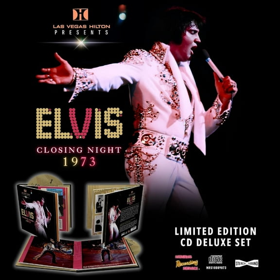 Elvis Presley Las Vegas Closing Night 1973 (CD) with Book