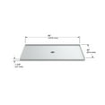 thumbnail image 5 of Kohler 9394-NY 48 x 48 in. Archer Alcove Shower Center Base Drain - Dune, 5 of 7