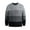 #114-Gray, variant on Men's Knitted Long Sleeve Hooded Sweater, Thermal Fleece Lined Casual Pullover, Streetwear Style Loose Fit Autumn Winter Warm Top