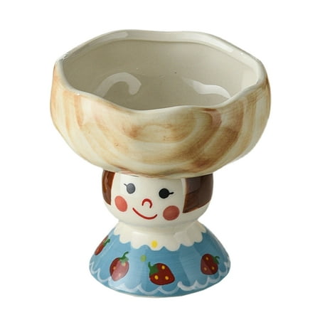 

Ceramic Dessert Bowls Creative Tableware Cartoon Bowls for Ice Cream Fruit Snack