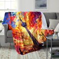 thumbnail image 3 of Flannel,Colorful At Cesar White Tower,Plush Lightweight Bed, 3 of 8