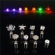 thumbnail image 2 of Guardurnaity 4 pares de pendientes brillantes para mujer, pendientes pequeños únicos e interesantes, adorno para vestir, decoración de orejas, Ropa, zapatos y accesorios Miscelánea, 2 of 6