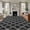 Black, variant on Beige Moroccan 2'x3' Washable Rug, Morocco Geometric Quatrefoil Lattice Non-Slip Soft Doormat Area Rugs for Entrance Bathroom Bedsides, StainResistant Carpet for Kitchen Bedroom, Entryway Floor Mat