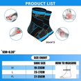 thumbnail image 2 of Tobillera para esguince de 2 piezas, soporte de tobillo ajustable para esguinces de ligamentos y lesiones deportivas (M), 2 of 5