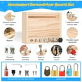 Montessori Screwdriver Board SetLock and Key Toy,Montessori Toys for 3