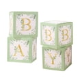 thumbnail image 2 of Balloons Boxes with BABY Letters for Baby Shower, Birthday Balloon Blocks Decorations for 1st Baby Shower, Gender Reveal Party, Newborn Photo Props Green, 2 of 8