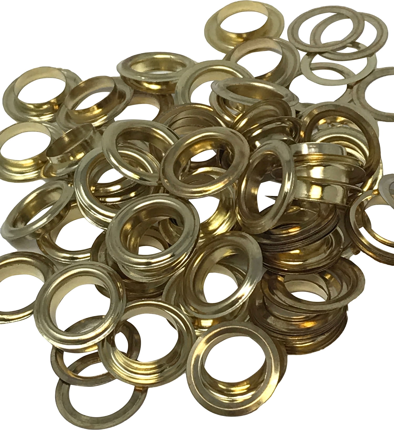 24 Pack 1/2" Brass-Plated Grommet Replacement Repair Tarp Tent Awning Cover 