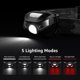 thumbnail image 2 of Rechargeable Headlamp LED Head Torch Zoomable Motion Sensor 18000LM Waterproof Torch Lamp for Fishing Camping Reading Hiking DIY [Energy Class A+++], 2 of 4