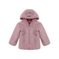 thumbnail image 6 of Aislor Kids Girls Zip Up Winter Warm Hooded Coats Fur Fleece Jacket Hoodies Sweatshirt Outwear Pink 10, 6 of 7