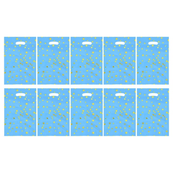 10 PCS Party Favor Bags - Gift Bags, Assorted Colors Bulk Reusable For Gift Wrap Girls Kids Birthday Bridal Shower Party Favors Goodie Bags Candy Christmas