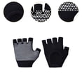 thumbnail image 6 of Axioma Women's Fingerless Aerial Yoga Gloves Non-Slip Five-Finger Grip for Pilates Black, 6 of 10