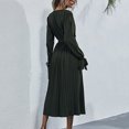 thumbnail image 2 of Vestido Hueco,Vestido De Color Puro Vestido Largo De Mujer De Moda Vestido De Color Puro Claridad Notable, 2 of 8
