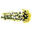 thumbnail image 3 of Guirnalda de flores artificiales para colgar en la pared, simulación floral, vid, oficina en casa, flor falsa, ratán, amarillo kenally HA8140-08B, 3 of 6