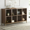 thumbnail image 6 of Better Homes & Gardens 8-Cube Organizer with Metal Base, Vintage Walnut, 6 of 7