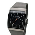 thumbnail image 3 of BERING Solar 33mm Grey Square Polished Case Mesh Strap Men's Watch 16433-377, 3 of 5