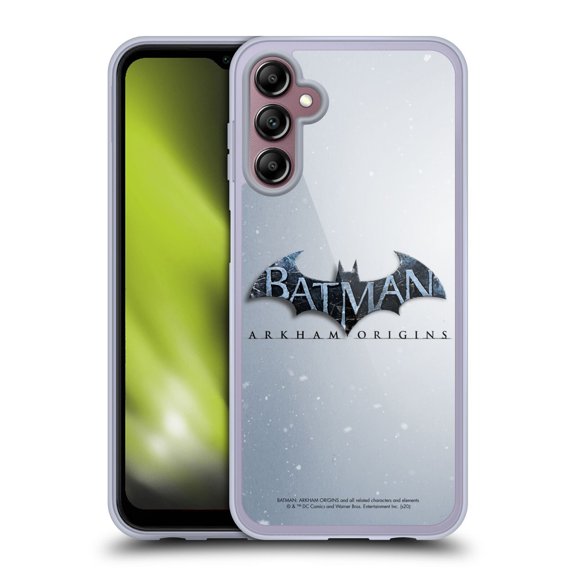 Head Case Designs Batman Arkham Origins Key Art Logo Soft Gel Case for Samsung Galaxy A14 5G