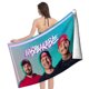 thumbnail image 4 of Inenarrable Toalla de playa de secado rápido con diseño temático, regalo para mujeres y niñas, ideal para cumpleaños, fans, amantes de la música, uso en la playa o al aire libre, 78 × 150 cm, 4 of 6
