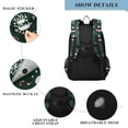 thumbnail image 4 of FORMRS Unisex School Backpack 17" Student Travel Bag with Laptop Compartment, Christmas Santa Hats, 4 of 7
