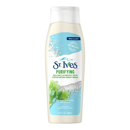 St. Ives Purifying Body Wash Sea Salt and Kelp 13.5