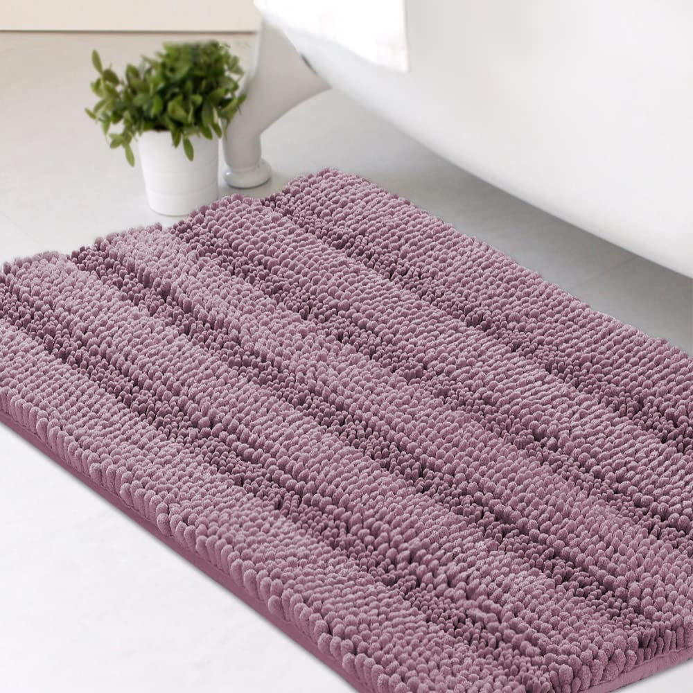 IMMEKEY Shower Rugs SlipResistant Extra Absorbent Soft and Fluffy Thick Bath Mats, NonSlip