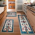 thumbnail image 2 of Kitchen Rugs Sets of 3 Non Slip Washable Kitchen Mats for Floor, Waterproof Kitchen Runner Rug, Floor Mat Carpet for Entryway, Laundry, Sink, Hallway, Bathroom, 2 of 12