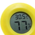 thumbnail image 2 of Mini Termómetro Digital Higrómetro LCD Sensor Prueba Temperatura () Amarillo, 2 of 4