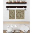 thumbnail image 3 of Vintage Spring Floral Kitchen Dish Towels for Drying Dishes Set of 4, Farmhouse Flowers Green Vintage Waffle Weave Microfiber Hand Tea Bathroom Towels Quick Dry & Absorbent Towel 15.7x23.6, 3 of 7