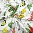 thumbnail image 5 of 6ix Tailors  Vintage Botanicals Comforter & 2 Pillow Shams Set, White - Super King Size - 3 Piece, 5 of 5