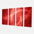 thumbnail image 2 of Bright Lightning on Red Sky - Floral Canvas Art Print, 2 of 3
