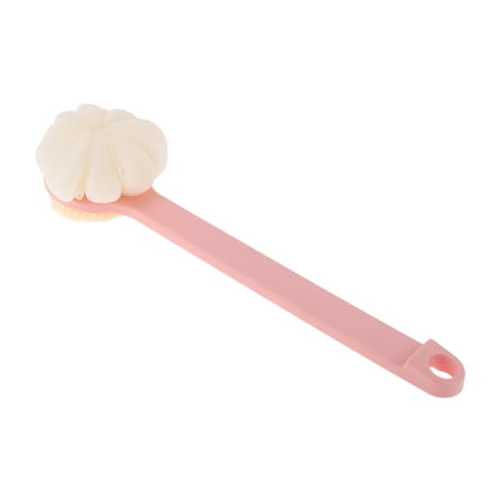 Unique Bargains Bath Brush Body Scrubber 14.17 x3.94 Pink