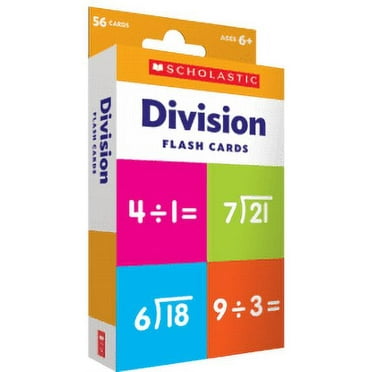 SCHOLASTIC: Division Flash Cards (Hardcover)
