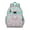Greenish-blue-4, variant on Energy Emotional Mandala Pattern School Backpack Lightweight Adjustable Straps Chest Buckle Spacious Durable Bookbag For Elementary Student