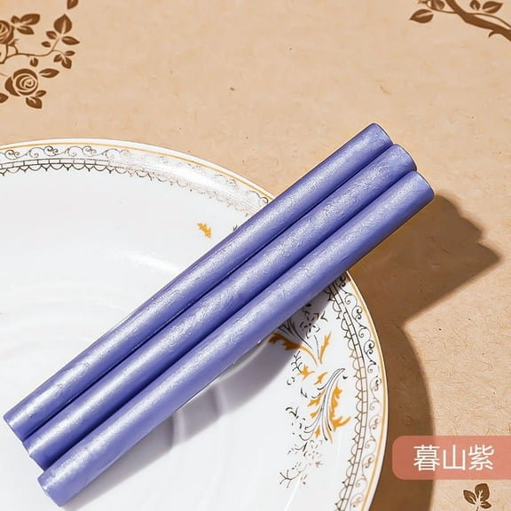 Zhuge 12 Pcs Sealing Wax Sticks, Multi-Use for Wedding Invitations, Envelopes & Craft Projects, Light Purple B