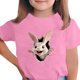 thumbnail image 1 of Manga Corta Crop Top Niños Pascua Impresa Cuello Redondo Casual Tee Unisex Chicos Niñas, Chicos Camisa de Manga Corta, 1 of 5