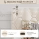 thumbnail image 4 of Tamaño individual-size beige marco de cama con forrado cabecero: heavy-duty cama de plataforma con strong wood slats, no box spring required, noise-free & fácil montaje, 4 of 8
