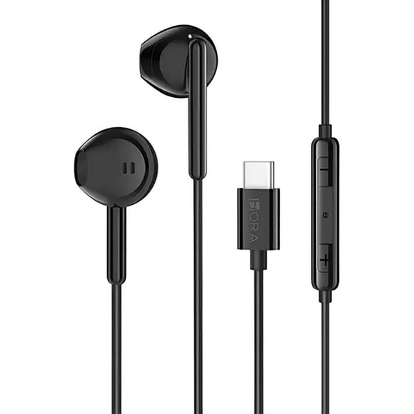 Manos Libres Tipo C Deep Bass Control Volumen AUT125 Negro