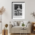 thumbnail image 4 of Historic Framed Print, Pete Curran, M.P., seated on beanch, 17-7/8" x 21-7/8", 4 of 9